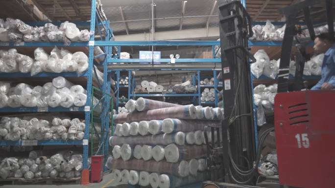 纺织厂车间，工序