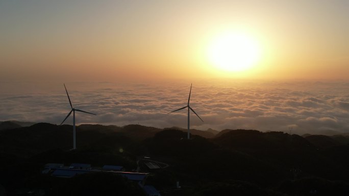 百里荒云海 日出