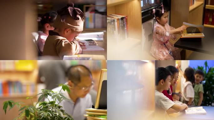 实拍新华书店全民阅读日读书空镜合集2