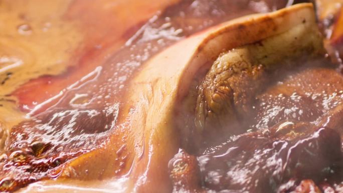 人文五花肉把子肉慢动作红烧肉卤肉美食烹饪