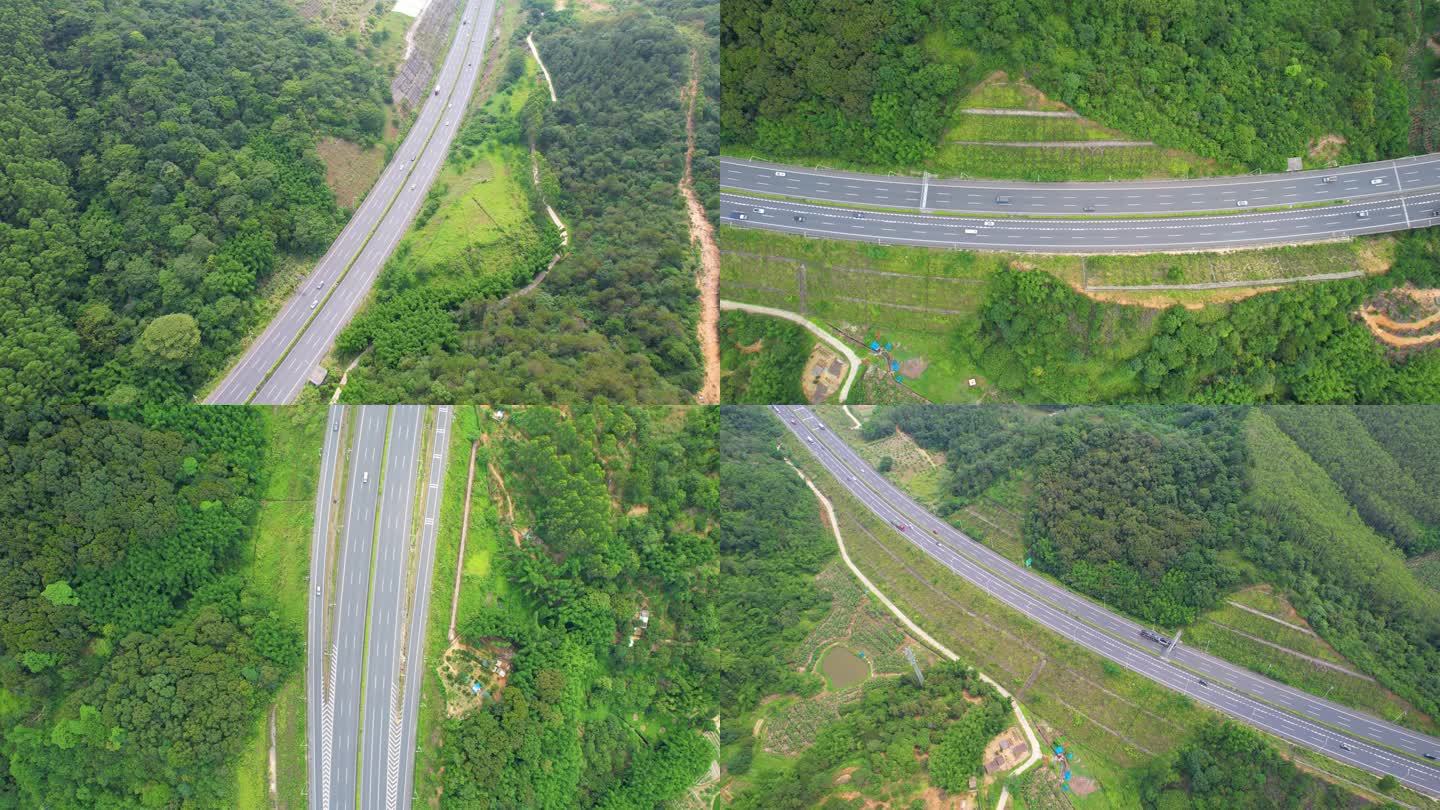 航拍高速公路