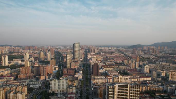 江苏连云港城市建设航拍