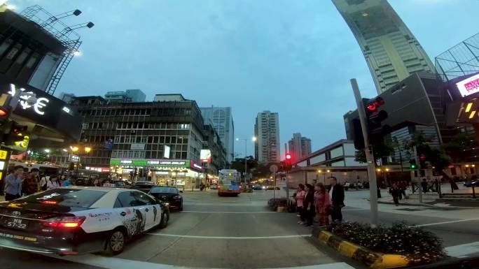 澳门街道夜景GOPRO