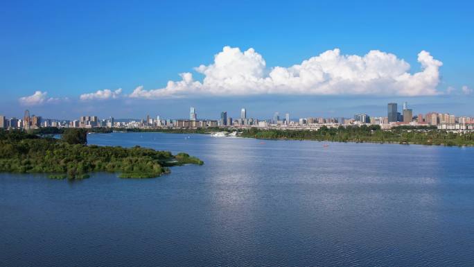 昆明草海湿地4k航拍合集