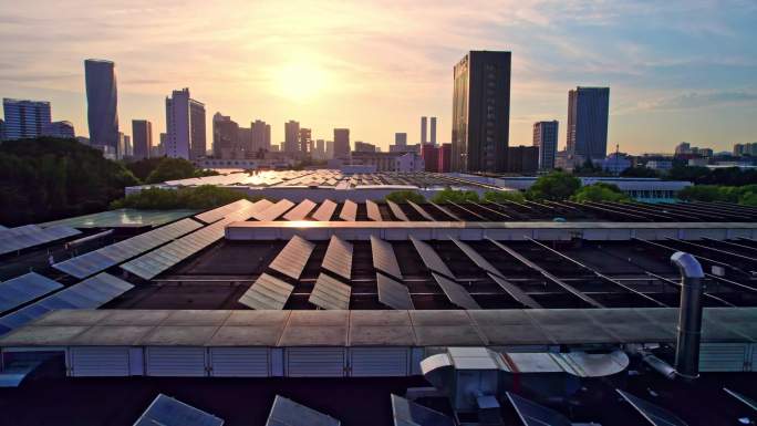 【合集】城市屋顶太阳能板