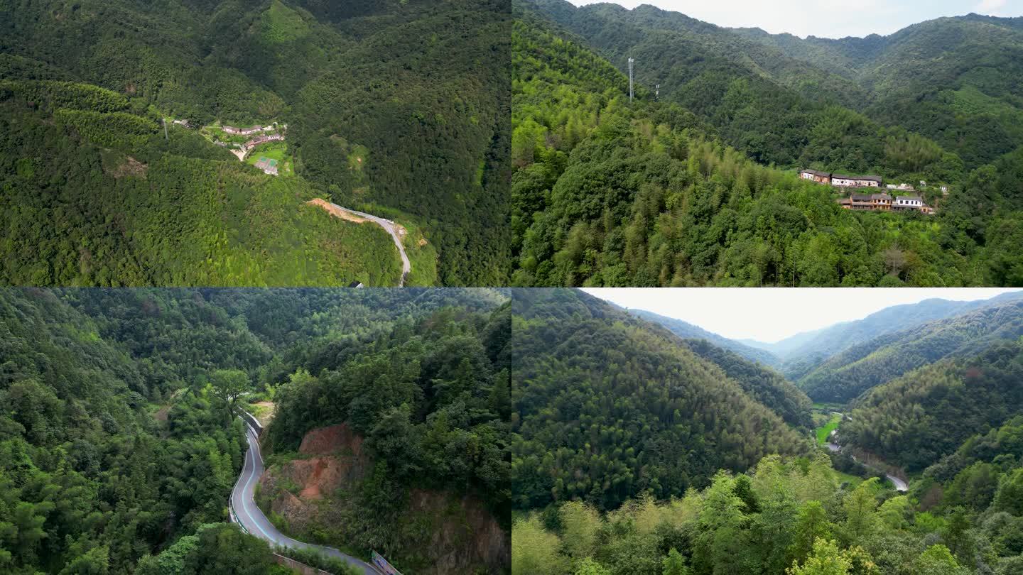 山区 山路 民宿 森林 盘山