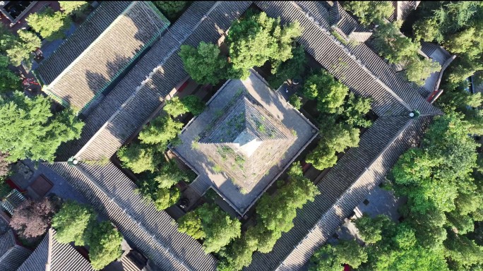 永济普救寺【环绕＋俯视】西厢记