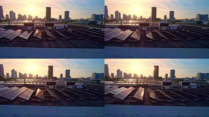 城市屋顶太阳能