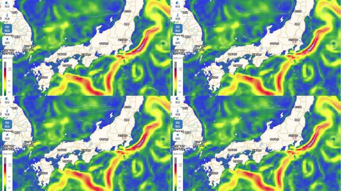 日本海域洋流图02