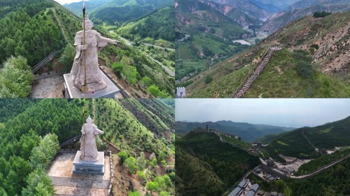 雁门关杨六郎巡逻山路