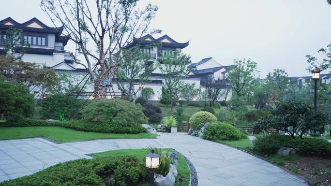 传统中式别墅高档住宅