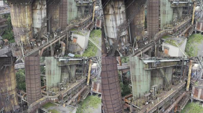 钢铁厂航拍