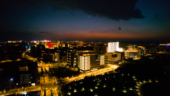 夜景雄安