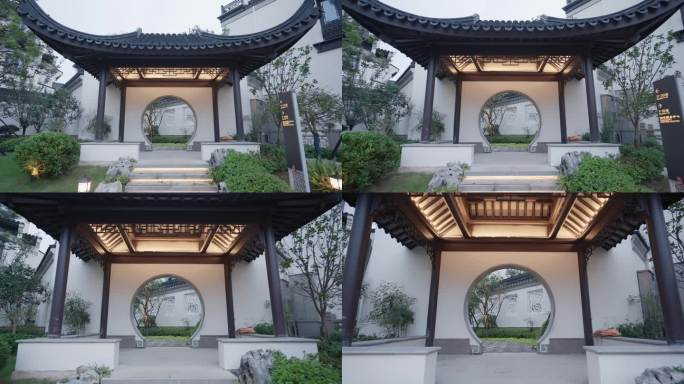 传统中式园林建筑亭子