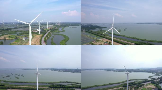 风车 风力发电 新能源风力发电