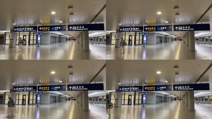 4K原创 浦东国际机场素材