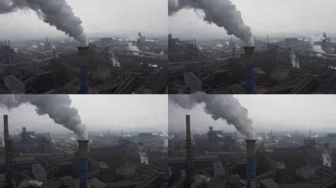昆明钢铁厂新厂航拍