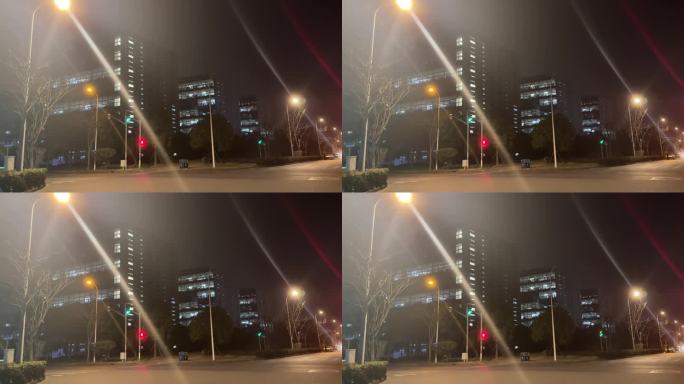 夜景夜灯晚上窗户 大楼加班夜晚窗外亮灯