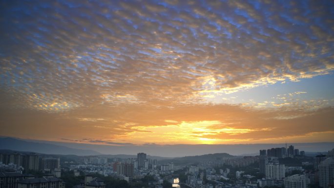 保亭县城市航拍大景