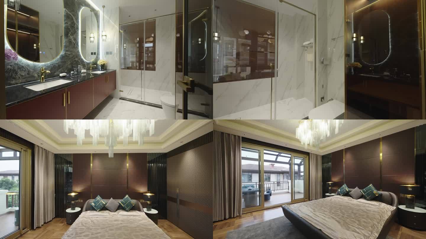 4K酒店公寓样板间装修空间设计卧室套房