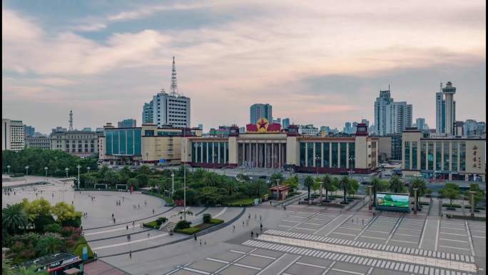 江西省南昌市八一广场延时