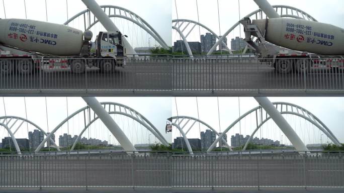 上海 上海淀山湖大桥 电动车 桥上 城市