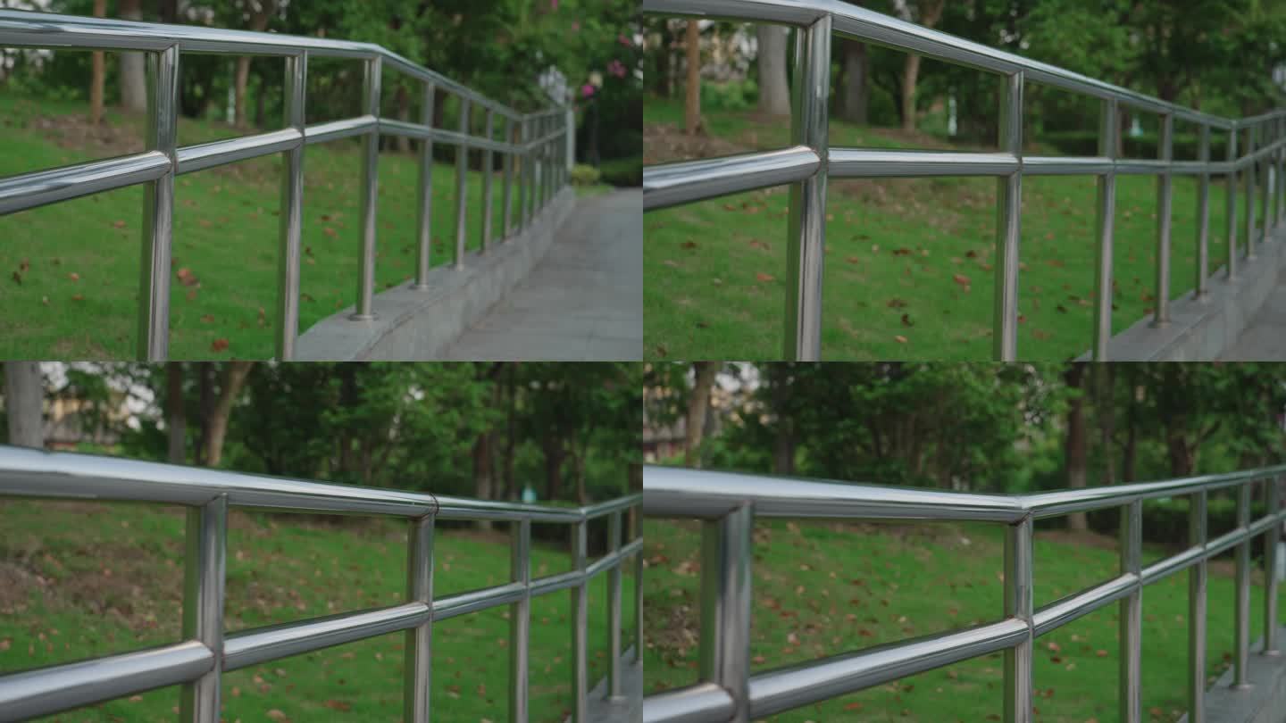 公园不锈钢栏杆无障碍设施
