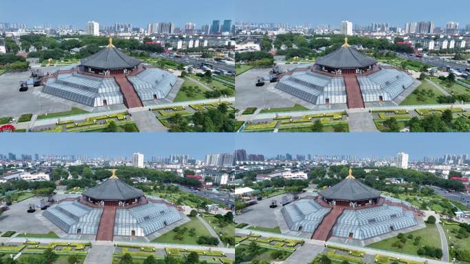 洛阳 九洲池风景区 大景 明堂天堂