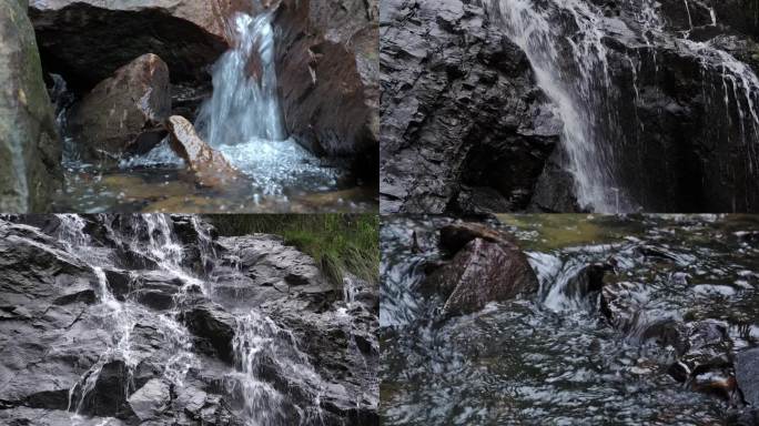 4K河流 山泉水水山河溪流水山泉水源