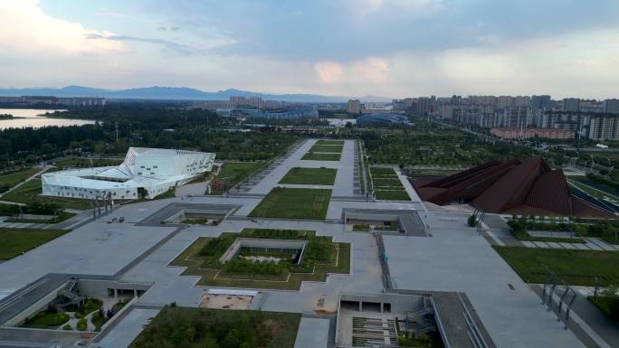 大同 文瀛湖 大剧院 图书馆 博物馆