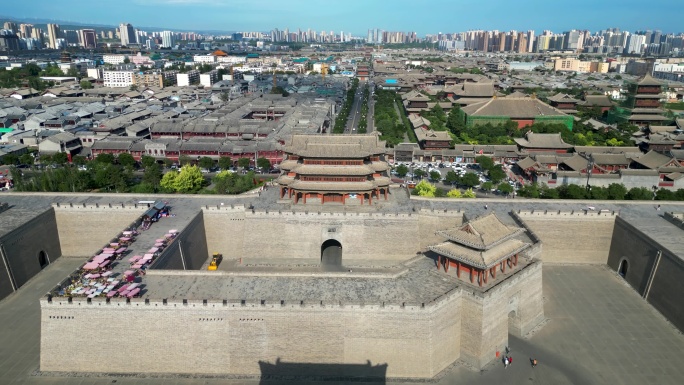 大同 大同古城 圆通寺 钟楼 代王府