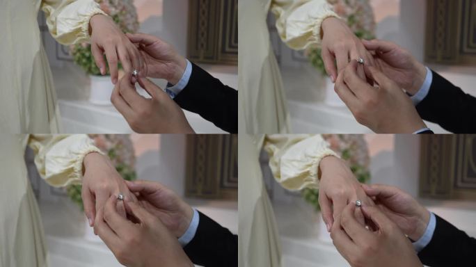 【4k】求婚戴戒指