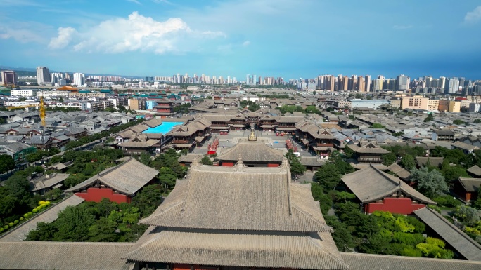 大同 大同古城 圆通寺 钟楼 代王府