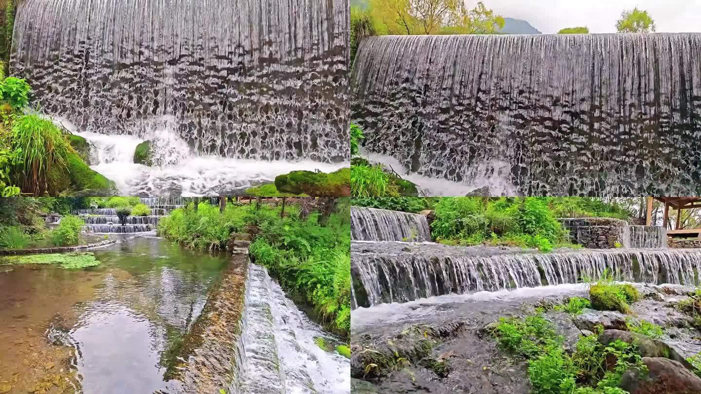 丽江玉水寨 瀑布 溪流 山溪 水源地