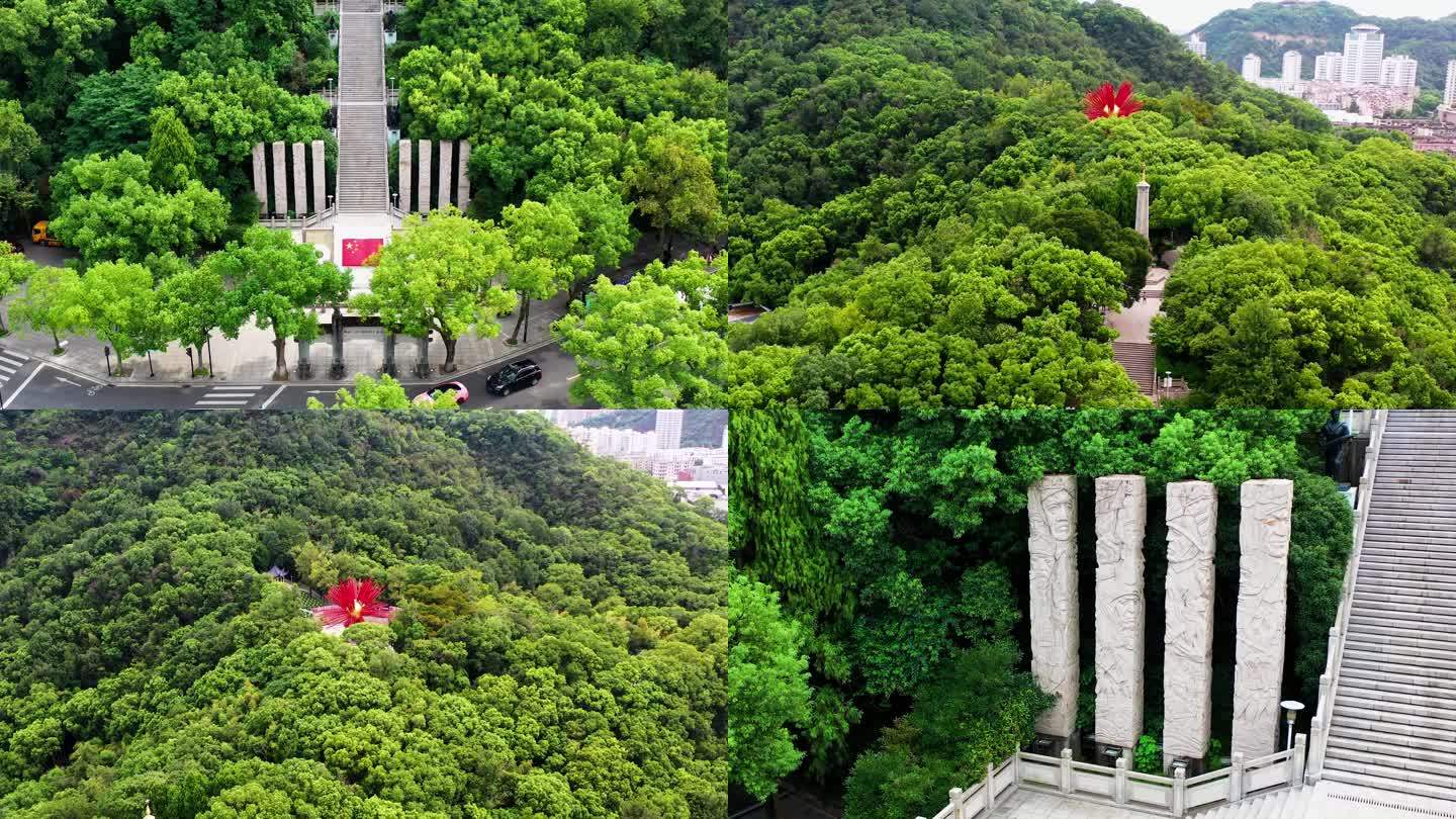 解放一江山岛战斗烈士纪念塔，墓道，陵园