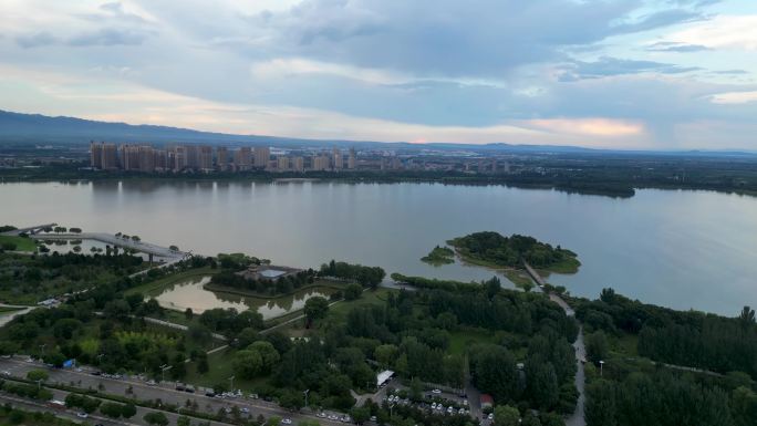 大同 文瀛湖 大剧院 图书馆 博物馆