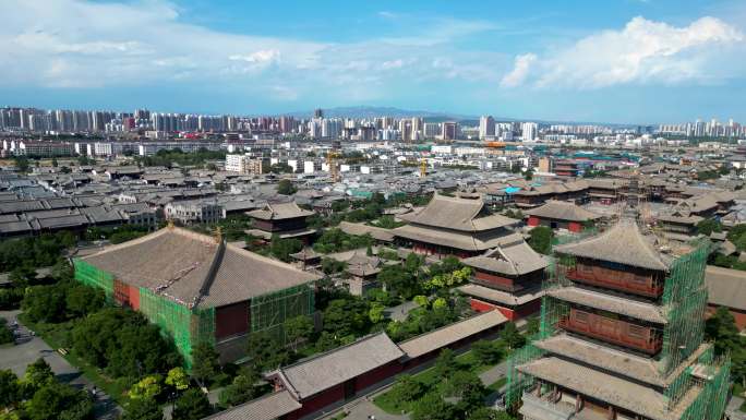 大同 大同古城 圆通寺 钟楼 代王府