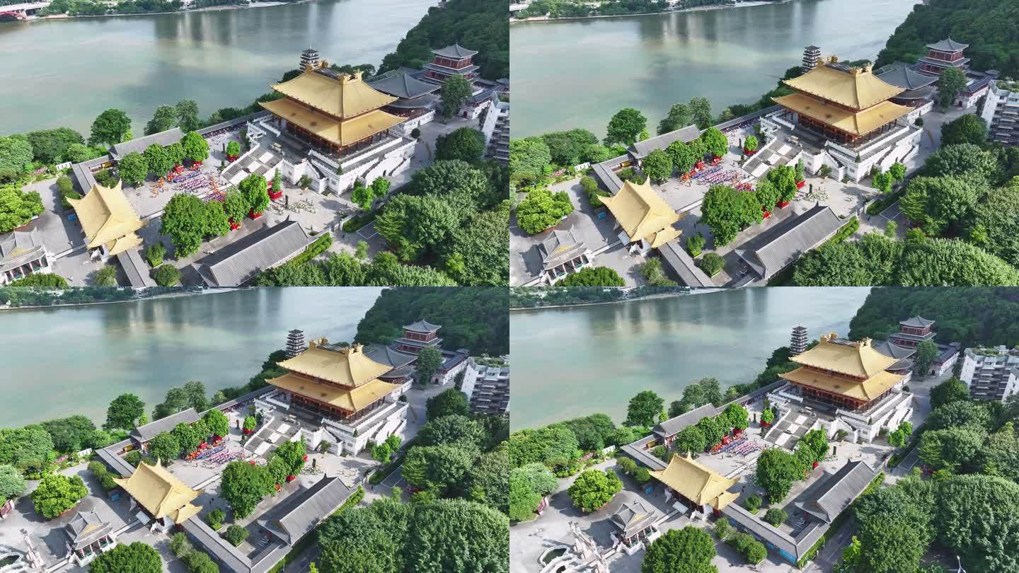 【正版4K素材】广西柳州文庙航拍