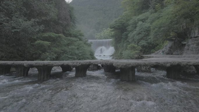 《航拍》4K log 小七孔景区山水