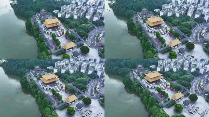 【正版4K素材】广西柳州文庙航拍