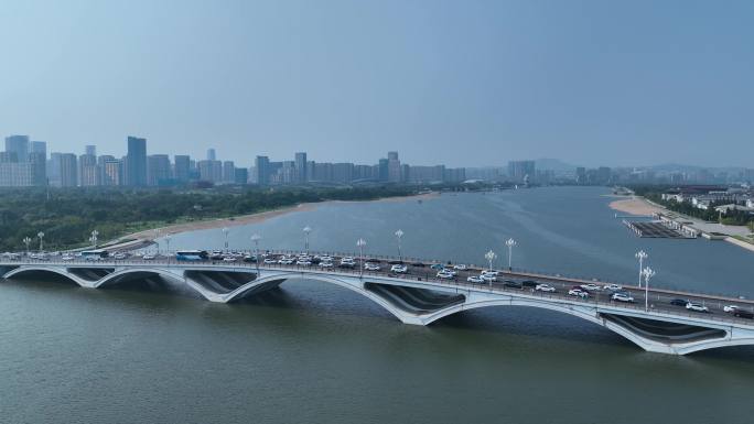 日照 万平口风景区 航拍 大海 山东