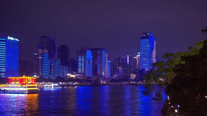 广州 珠江夜景 珠江两岸夜色 城市 夜色