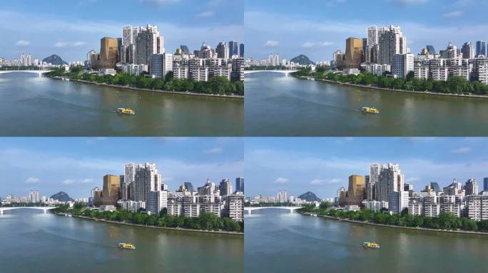 【正版4K素材】柳州城市风光航拍