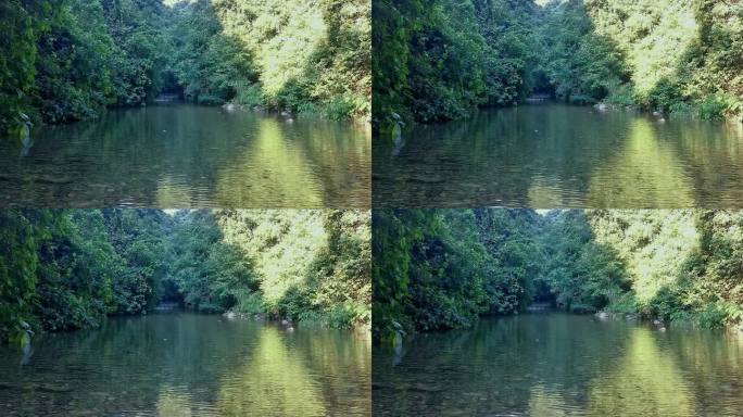 青山绿水原生态清澈河流