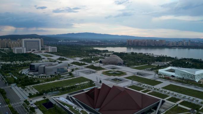 大同 文瀛湖 大剧院 图书馆 博物馆