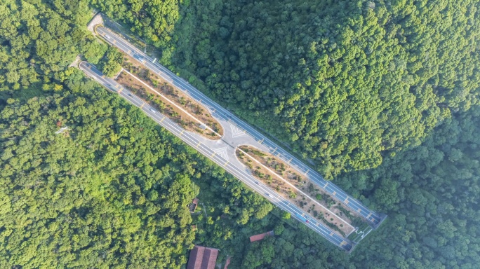 隧道群间道路航拍延时