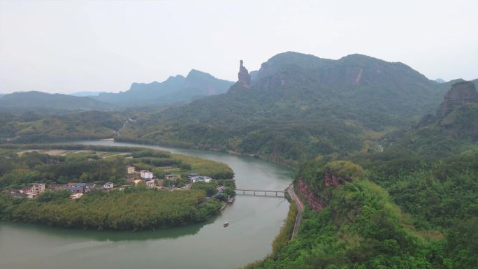 韶关奇山 韶关丹霞山风貌 韶关航拍