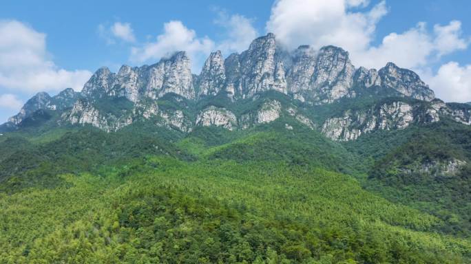 庐山五老峰云岫航拍延时