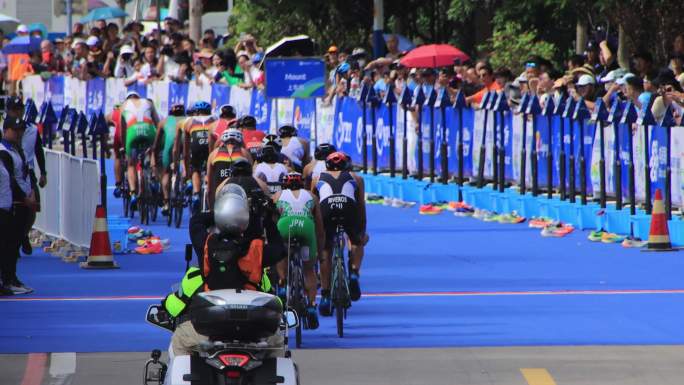 2023威海铁人三项世界杯自行车骑行合集