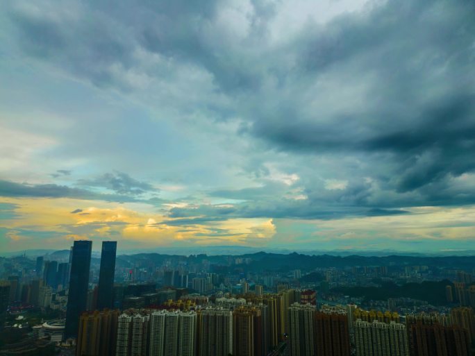 雨后多层云唯美清新高雅精致高级色调低调美